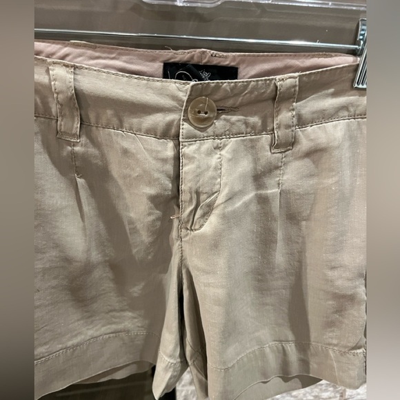 Mossimo size 6 stretch linen blend shorts - Picture 4 of 8